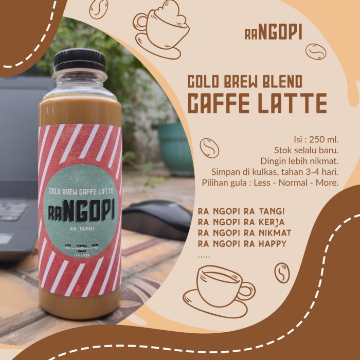 Minuman dingin khas Indonesia untuk usaha