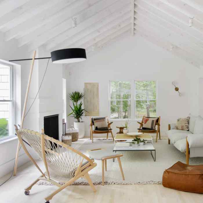 Minimalist room living decor design ideas rocking chairs modern furniture small decorating house contemporary white space