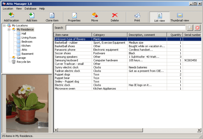 Software inventory management screen lonewolf opening