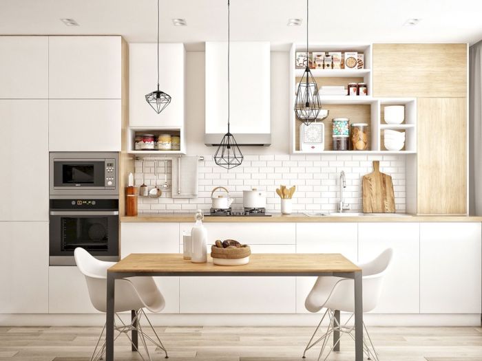 Scandinavian cappa kitchens nordic backsplash nascondere flooring countertops diaries digsdigs decor livingmarch trend