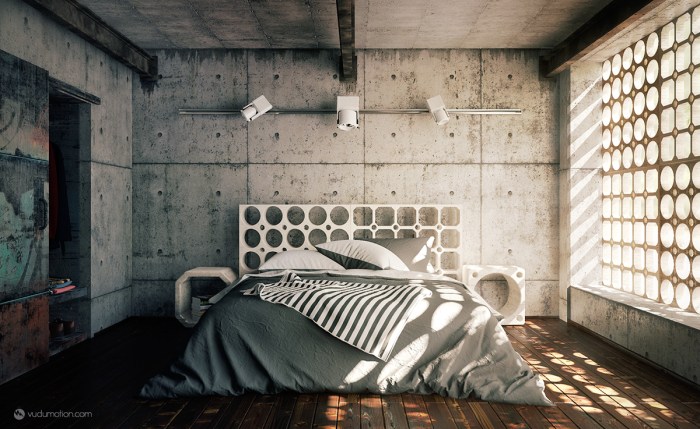 Style design industrial bedroom el interior article