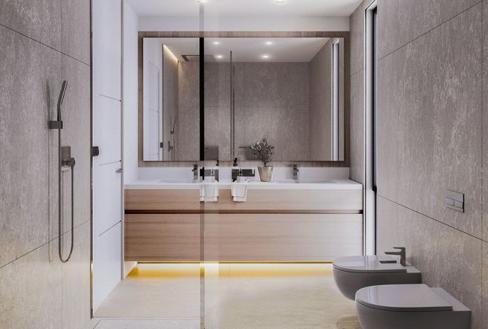 Bathroom minimalist design contemporary homedesignboard